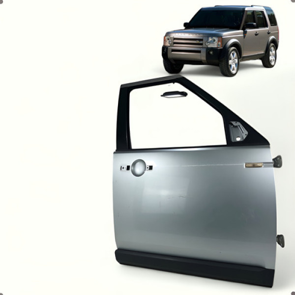 Porta Dianteira Direita Discovery 3 E 4 2005 A 2016 Dianteira Direito Prateado