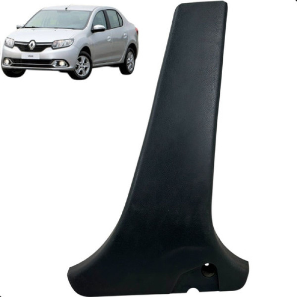 Moldura Coluna Central Lado Direito Logan 1.6 2015 A 2017