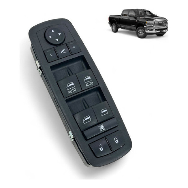 Botão Comando Vidro Diant Esquerdo Ram 2500 3500 2019 A 2023