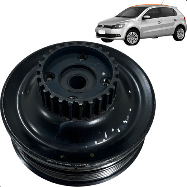 Polia Dupla Virabrequim Gol G5 G6 1.0 1.6 8v 2012 A 2018