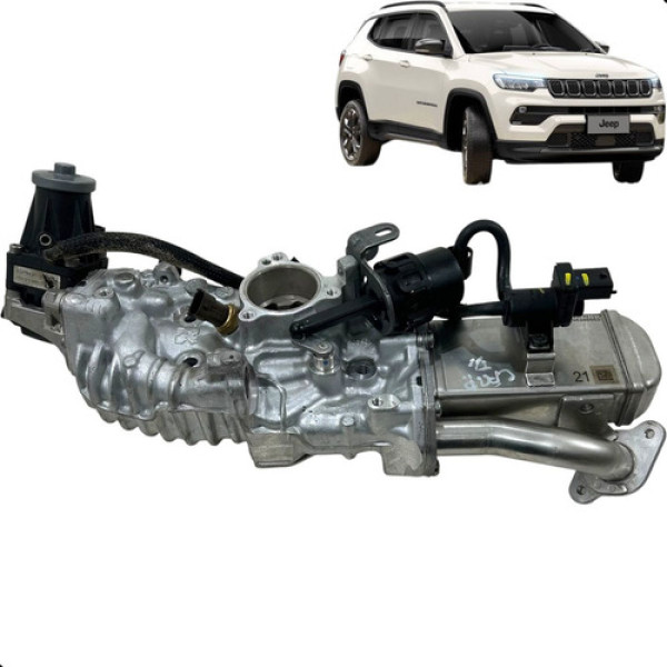 Válvula Egr Compass 2.0 2022 A 2024 Diesel Completo 28km