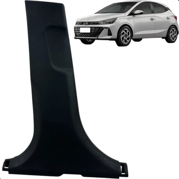 Moldura Acabamento Coluna Central Esquerda Hb20 2020 A 2025