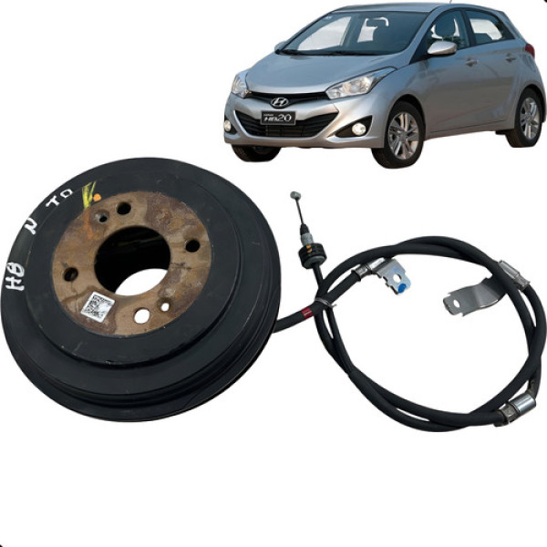 Espelho Tambor Traseiro Direito Hb20 1.0 2023 2024 2025