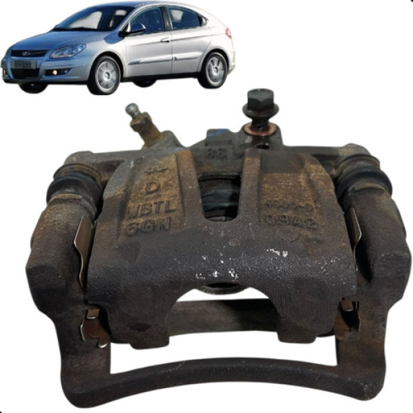 Pinça Freio Traseira Esquerda Chery Cielo 1.6 2010 A 2012