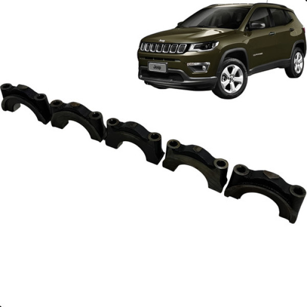 Jogo Macal Mancais Motor Jeep Compass 2.0 Flex 2017 À 2021 Preto