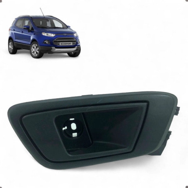 Maçaneta Porta Traseira Direita Ford Ecosport 2013 A 2016 Preto Traseira