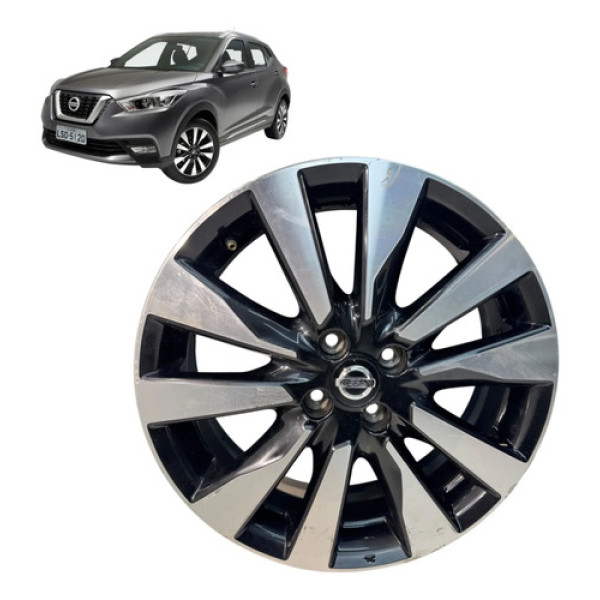Roda Aro 17 Nissan Kicks 2017 A 2019 Liga Leve Avulso Preto