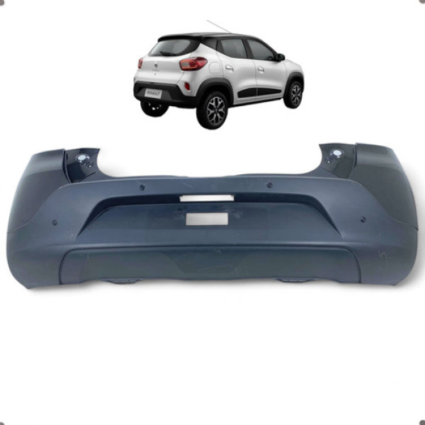 Parachoque Traseiro Renault Kwid 1.0 2017 A 2021 C/ Sensor