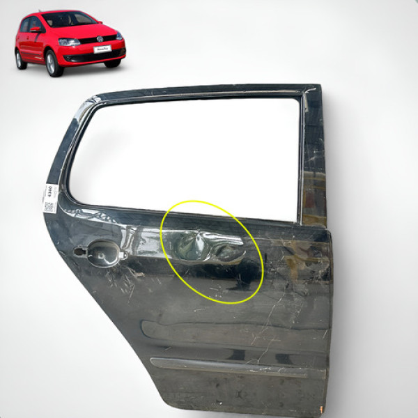 Porta Traseira Direita Fox 2010 2011 2013 2014 Traseira Direita Preta