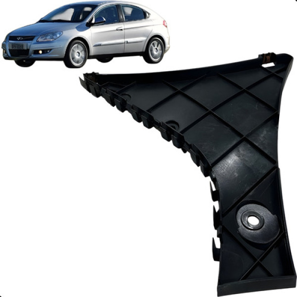 Guia Parachoque Traseiro Direito Chery Cielo 1.6 2010 A 2012