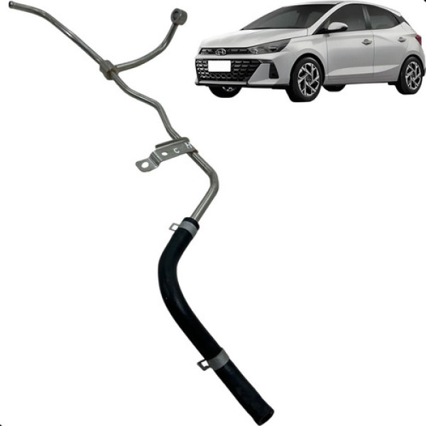 Tubo Combustível Flauta Hyundai Hb20 1.0 3cc Turbo 2023a2025