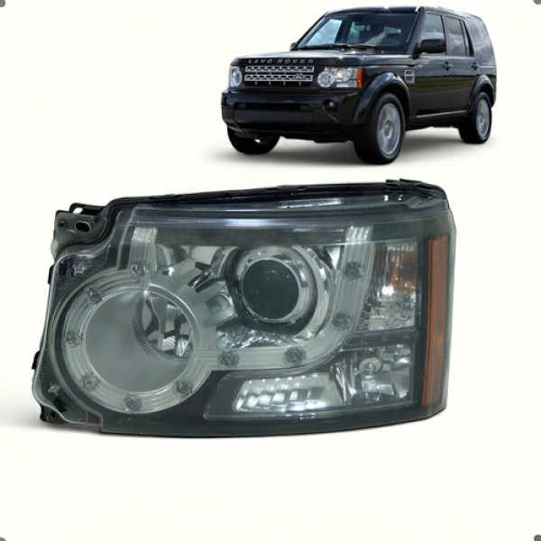 Farol Esquerdo Land Rover Discovery 4 Xenon 2009 A 2013  Esquerdo