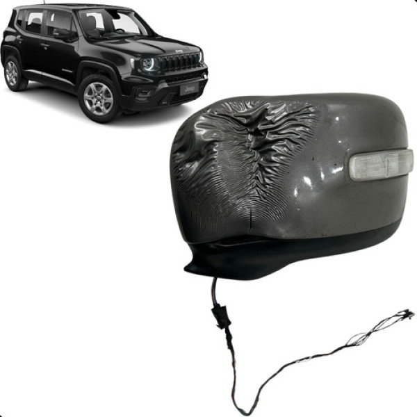 Retrovisor Esquerdo Externo Jeep Renegade 1.8 2018 Detalhe