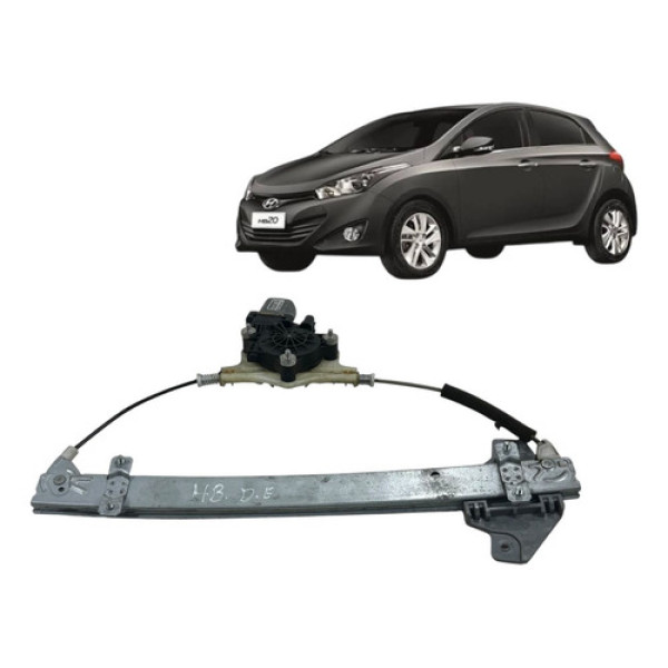 Motor Maquina Vidro Dianteira Esquerda Hb20 1.6 2013 A 2019