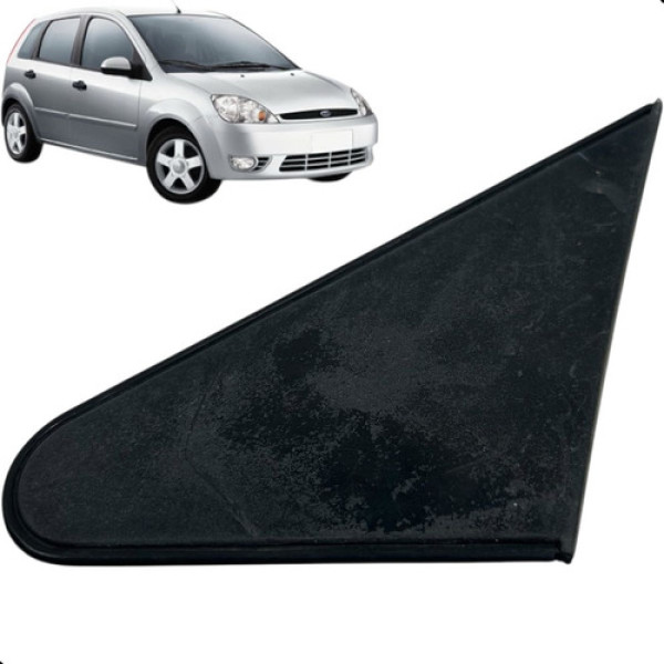 Acabamento Retrovisor Esquerdo Ford Fiesta 1.0 2007 A 2013 Preto