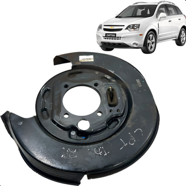 Espelho Pinça Traseira Direita Chevrolet Captiva 2009 A 2012 Preto