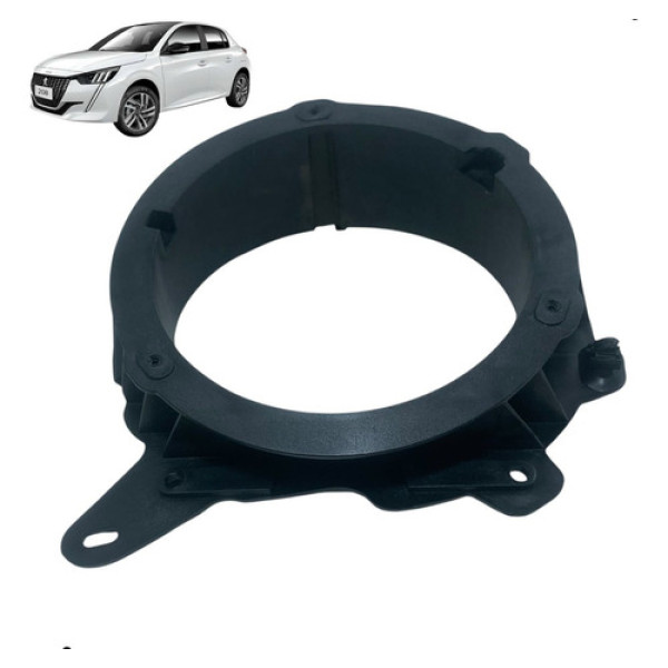 Moldura Alto Falante Diant Esquerdo Peugeot 208 2021 2024 Preto