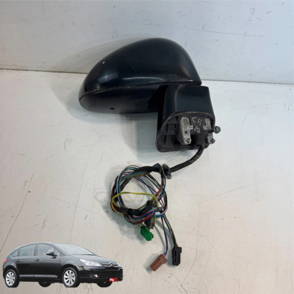 Retrovisor Citroen C4 2009 A 2013 Lado Direito Original