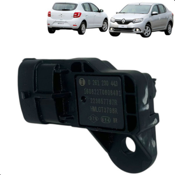 Sensor Pressão Map Renault Kwidlogan Sandero 3cc 2014 A 2022