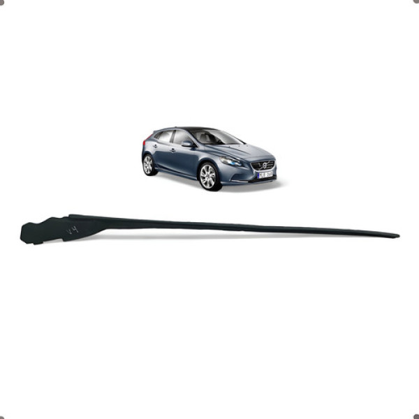Friso Pestana Direita Parabrisa Volvo V40 T4 2013 A 2016 Preto