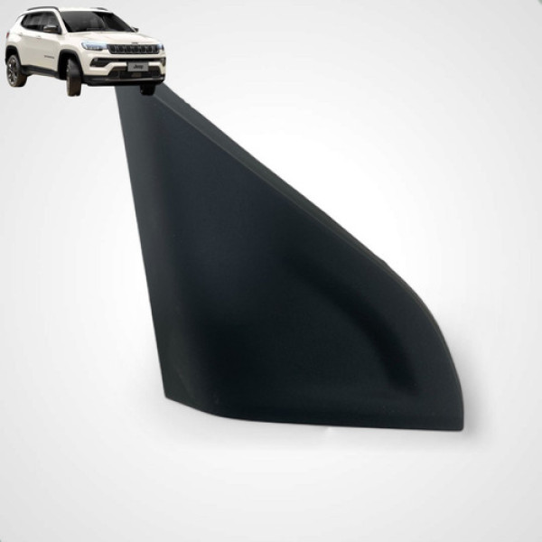 Acabamento Interno Retrovisor Esquerdo Compass 2022 A 2024 Preto