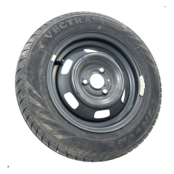 Estepe Aro Ferro 14 Renault Kwid 2018 2019 2020 Preto