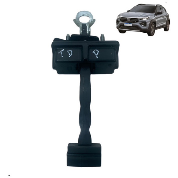 Limitador Porta Traseira Direita Pulse 2021 A 2024  Preto