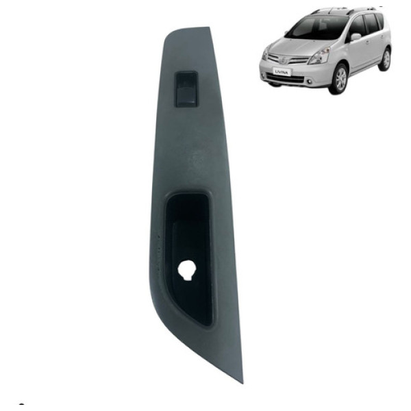 Moldura Botão Vidro Dianteiro Direito Livina 2008 A 2014