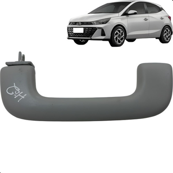 Alça Teto Pqp Dianteiro Direito Hyundai 2020 A 2025 Preto
