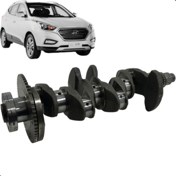 Eixo Virabrequim Hyundai Ix35 2.0 16v 2013 2014 2015 Automat