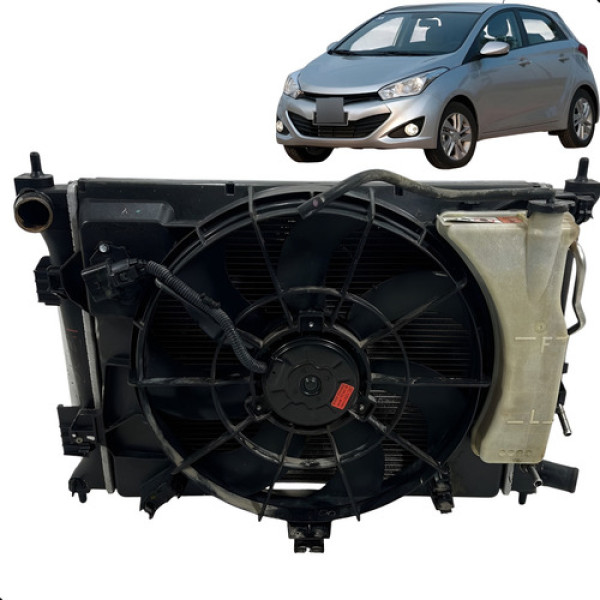 Kit Radiador Hyundai Hb20 1.6 Automatico 2012 2019 Completo