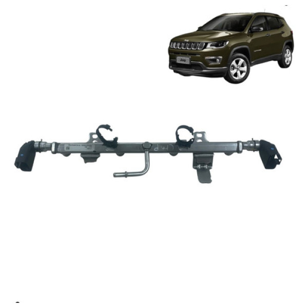 Flauta Bico Injetor Jeep Compass 2.0 Flex 2018 2019 2020