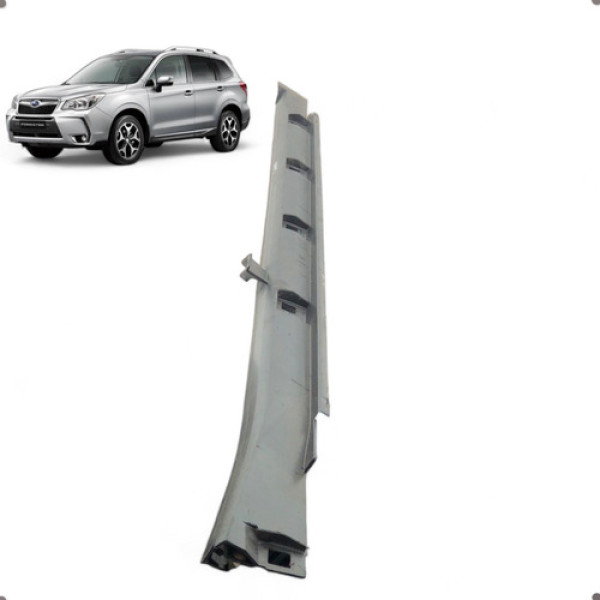 Acabamento Spoiler Direito Subaru Forester 2015 A 2019  Preto