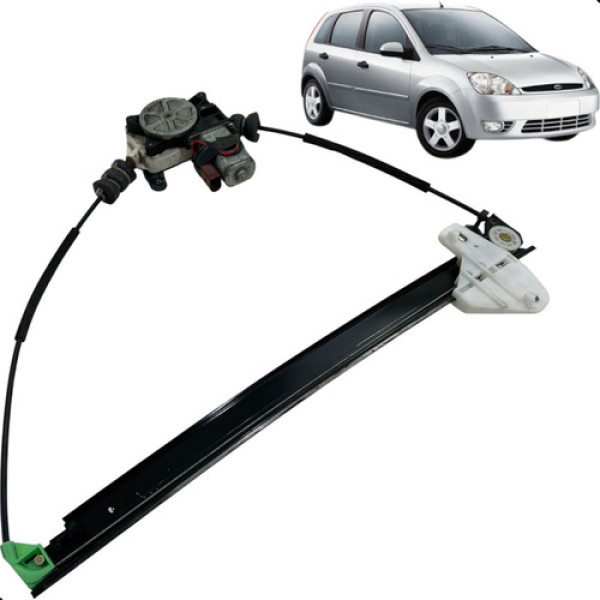 Maquina Motor De Vidro Dianteiro Direito Fiesta 1.0 2007