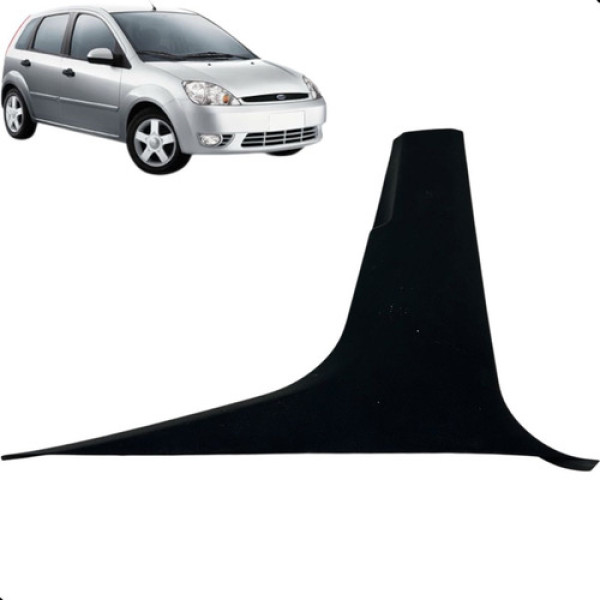 Acabamento Coluna Central Direito Ford Fiesta Hatch 1.0 2007