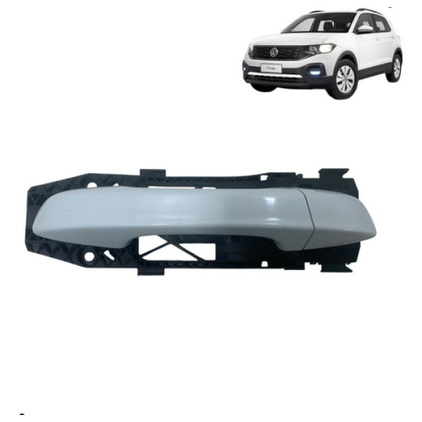 Maçaneta Externa Porta Traseira Direita Tcross 2020 A 2024 Preto