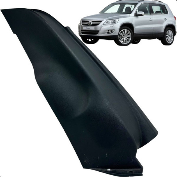 Moldura Banco Traseiro Esquerdo Tiguan 2010 A 2014 Preto