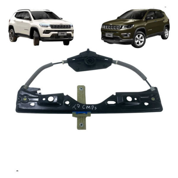 Máquina Vidro Porta Traseira Direita Compass 2018 A 2024