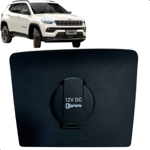 Tomada 12v Console Jeep Compass 2.0 2022 2023 2024 