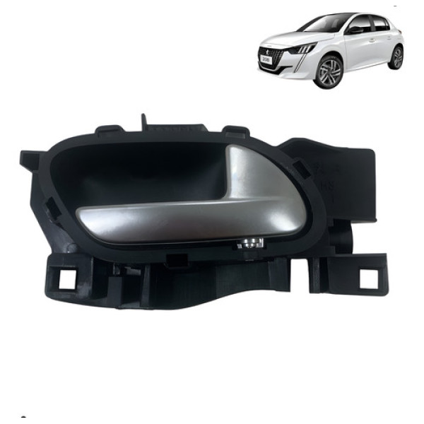 Maçaneta Porta Diant Direita Peugeot 208 2020 2024  Dianteira