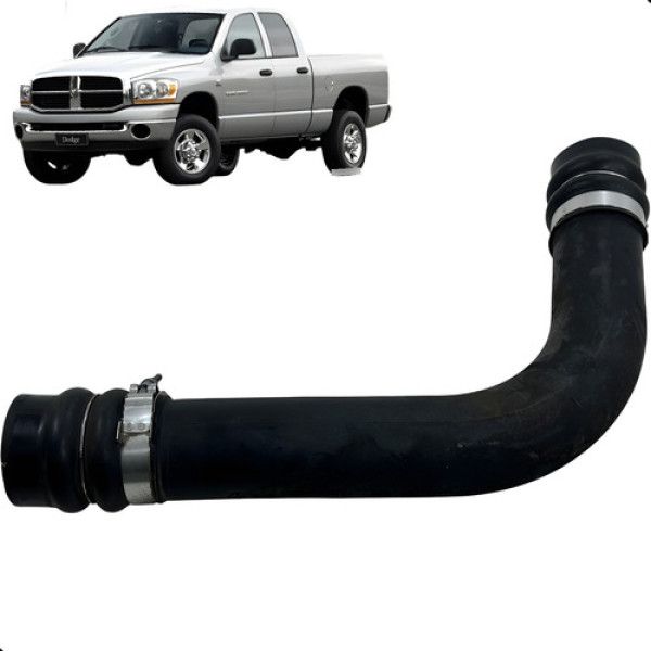 Mangueira Tubo Intercooler Dodge Ram 2500 5.9 2008 A 2012 Preto