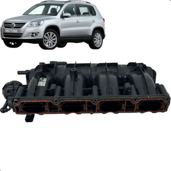 Coletor Admissão Tiguan 2.0 200cv 2010 2011 2012 2013 2014