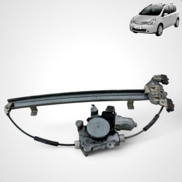 Motor Máquina Vidro Livina 2010 A 2014 Diant Direita 