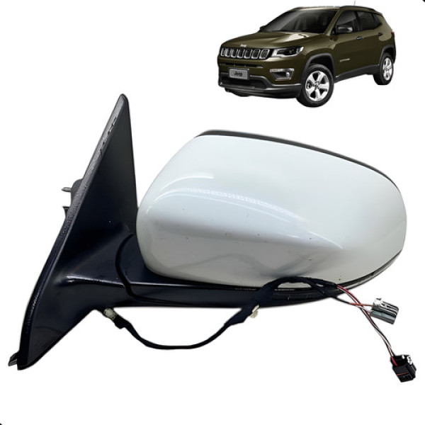 Retrovisor Esquerdo Jeep Compass 2016 A 2020 5fios C7519