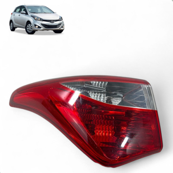 Lanterna Traseira Esquerda Hyundai Hb20 Hatch 2013 2019 Esquerdo/motorista Vermelha