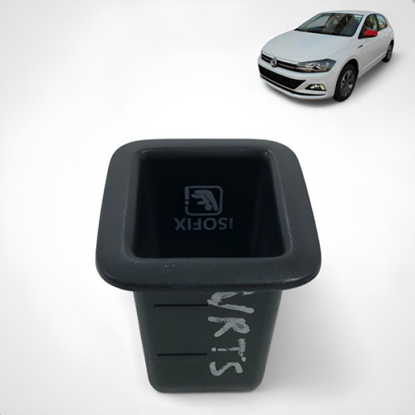 Acabamento Isofix Virtus Polo Nivus 2019 A 2022  Preto