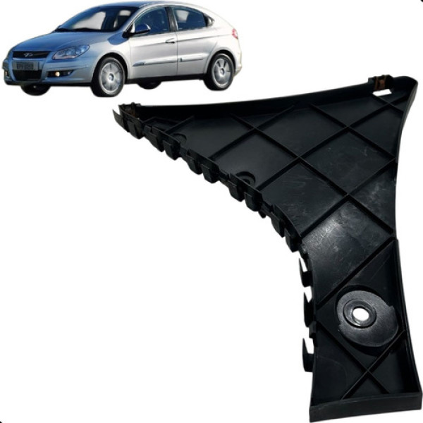 Guia Parachoque Traseiro Direito Chery Cielo 1.6 2010 A 2012