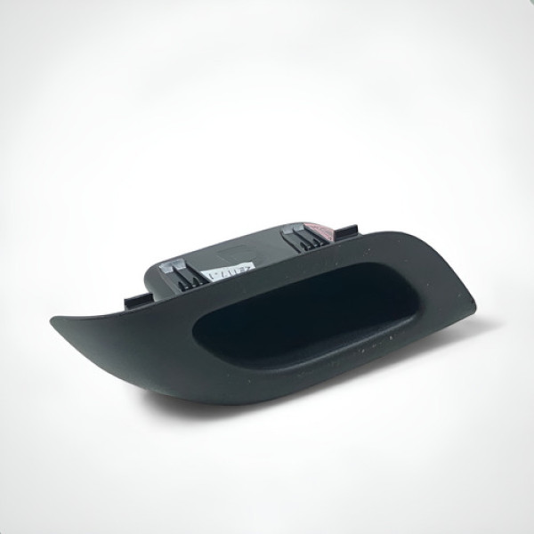 Puxador Porta Traseiro Direito Renault Kwid 2019 A 2023 Preto Listras