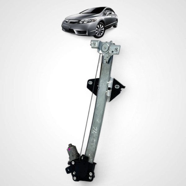 Motor Máquina Vidro Traseiro Direito Honda Civic 2007 A 2011
