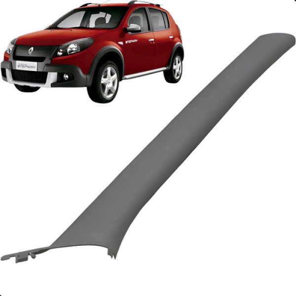 Moldura Coluna Direita Pára-brisa Sandero 2009 A 2012